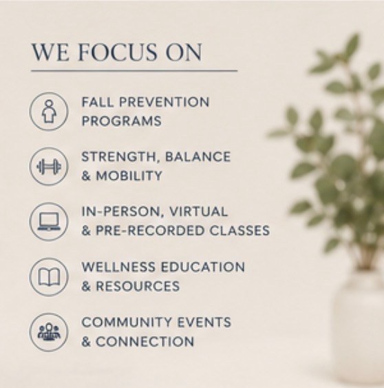 Silver Fox Wellness areas of focus